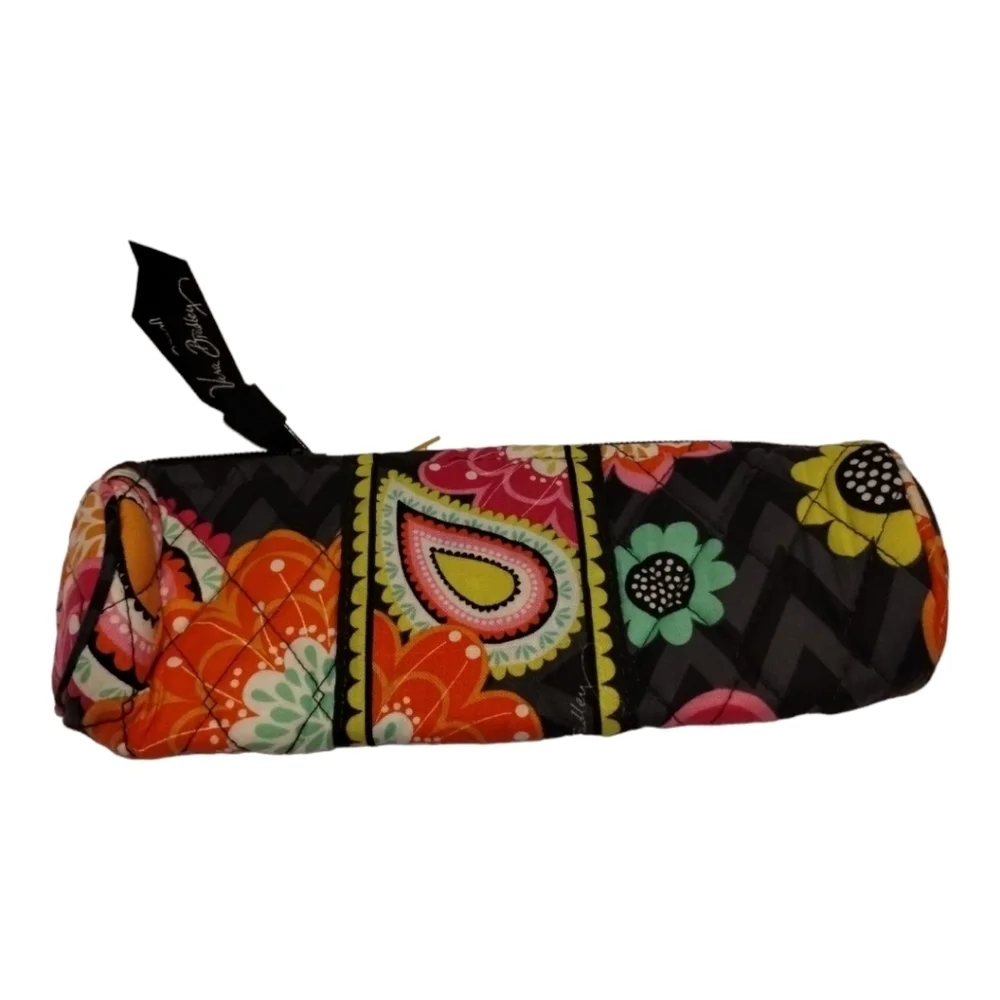 4 Pcs Vera Bradley Floral‎ Makeup Travel Bag, Coin Purse, Travel Pill Case